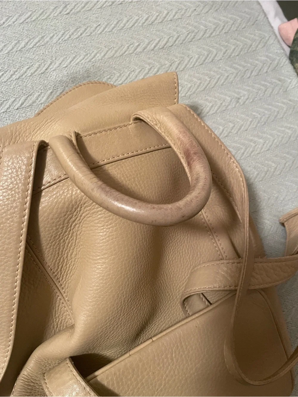 Coach Sonoma Leather Backpack Beige